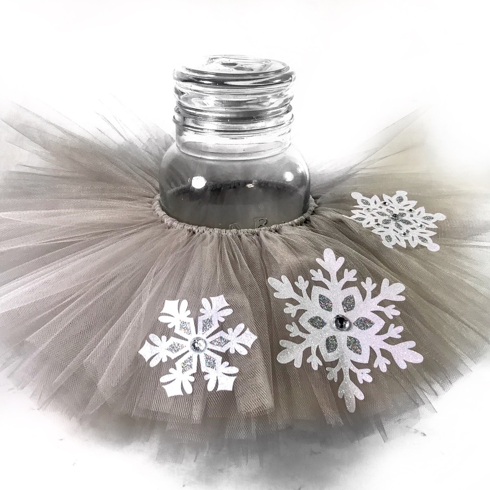 Handmade toddler tutu / Winter Wonderland Tutu / Baby Tutu